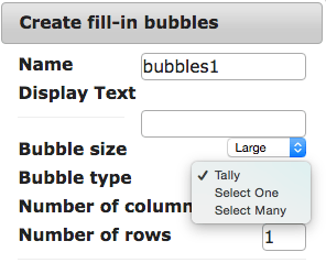 Adding Bubble Fields in Scan Form Designer