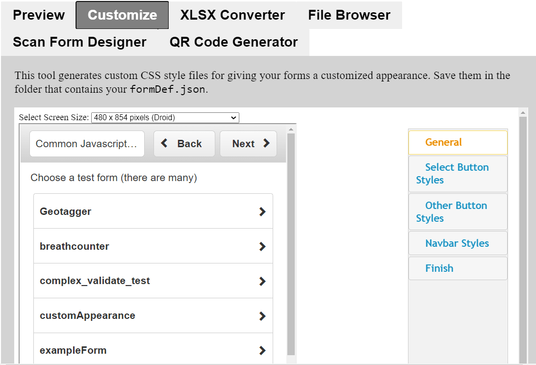 How to use ODK-X Survey Subforms and Linked Tables 