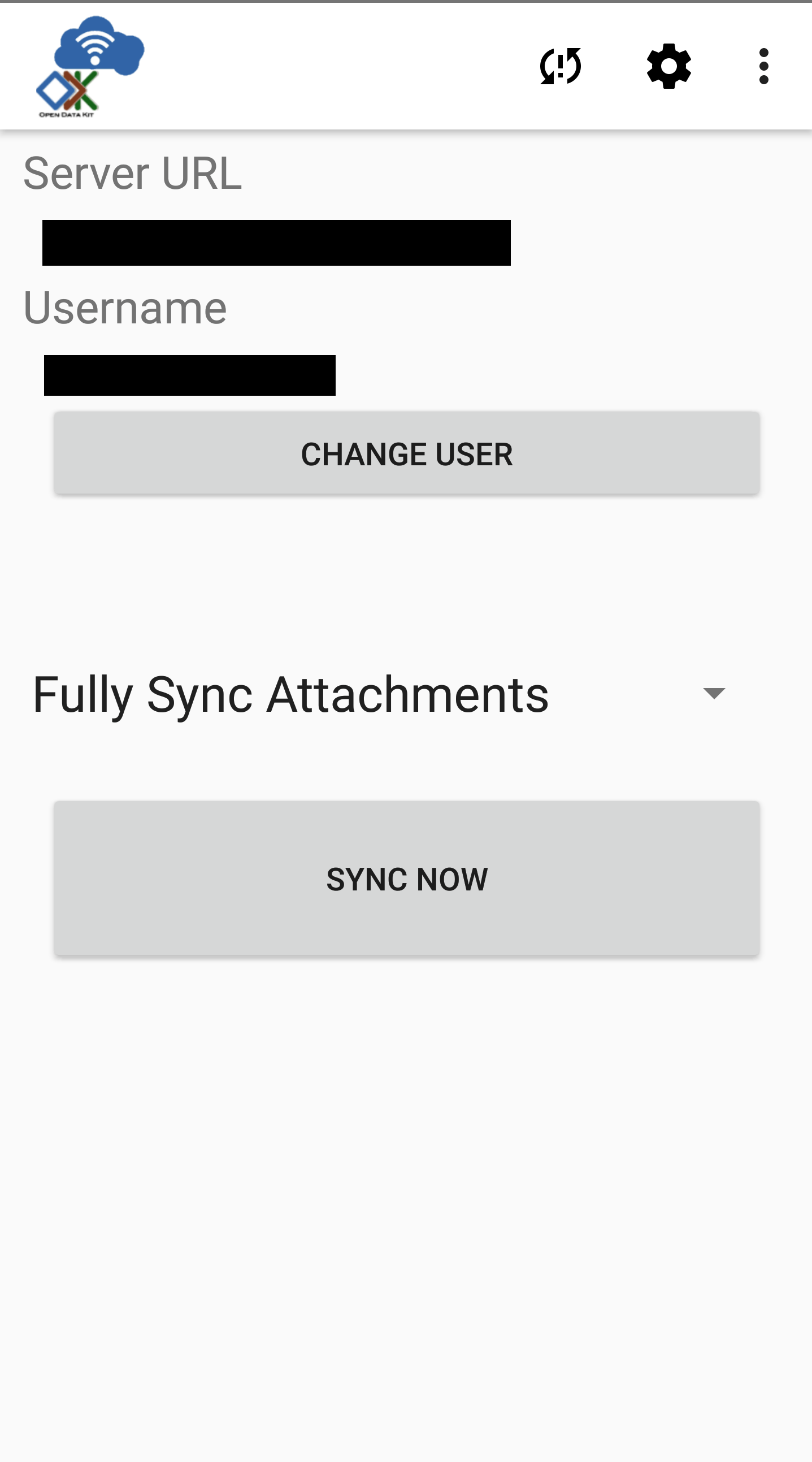 Sync Screen